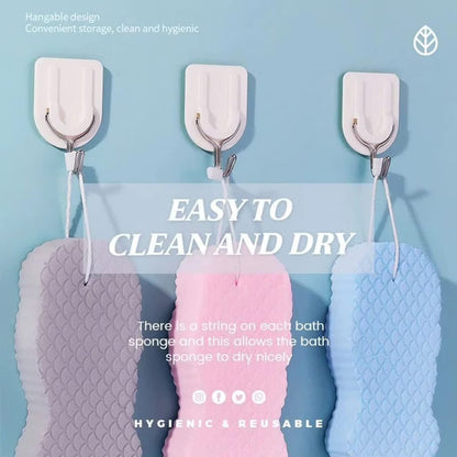 ✨ Say Goodbye to Rough Skin! 3D Painless Exfoliating Sponge 🛁