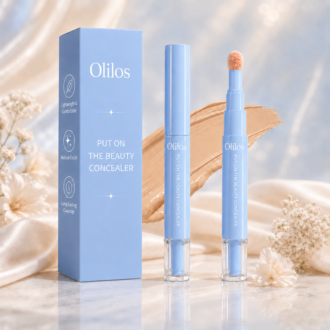 Dual-Effect Concealer & Powder Foundation💫