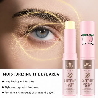 Caffeine Eye Cream Stick - Moisturizing and Restoring Skin Vitality, Eye Brightener and Corrector