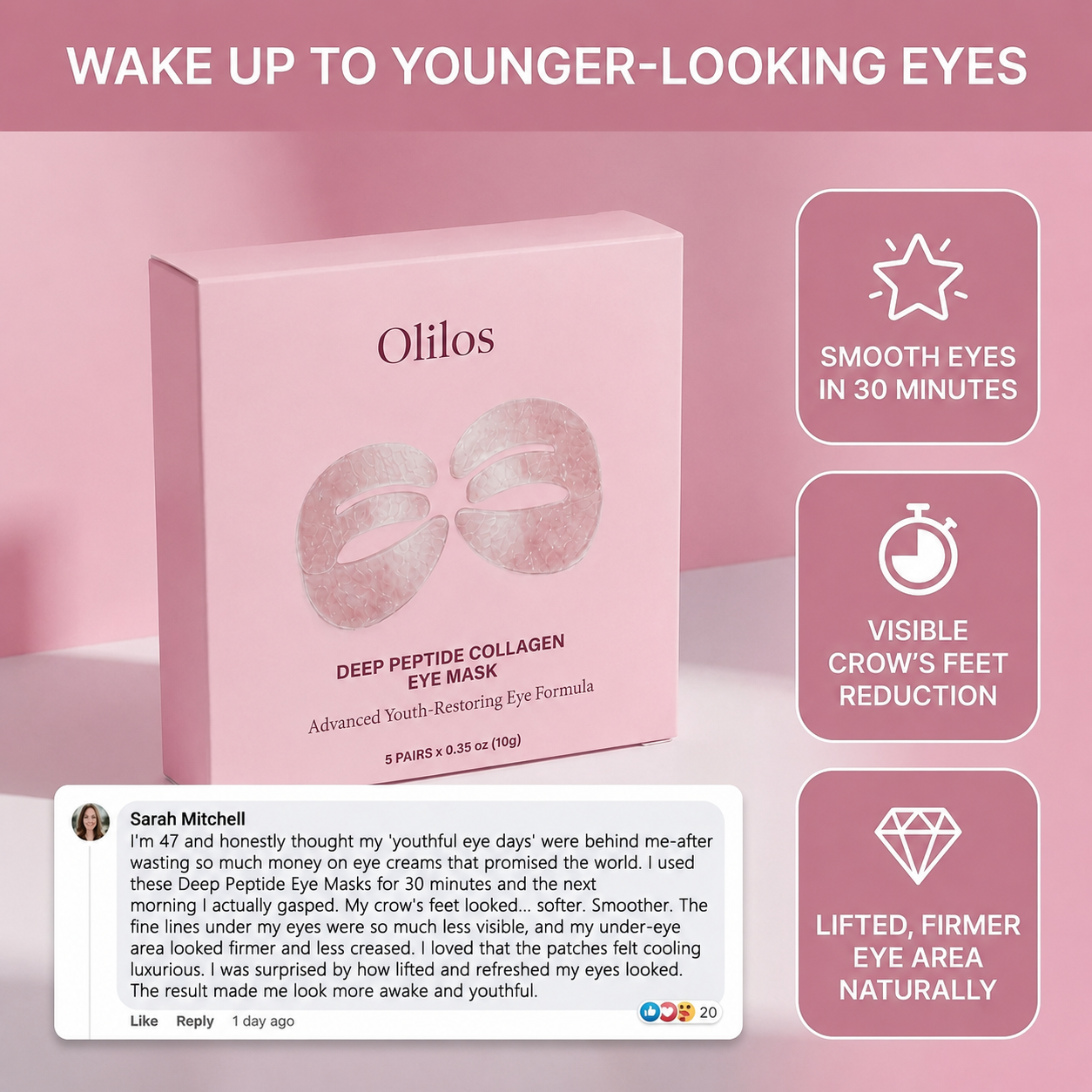 Deep Peptide Collagen Eye Mask