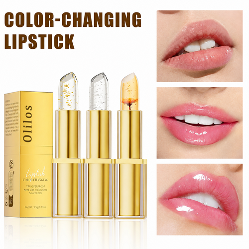 Olilos Color-Changing Gold Leaf Lipstick