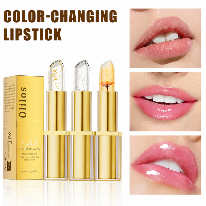 Olilos Color-Changing Gold Leaf Lipstick