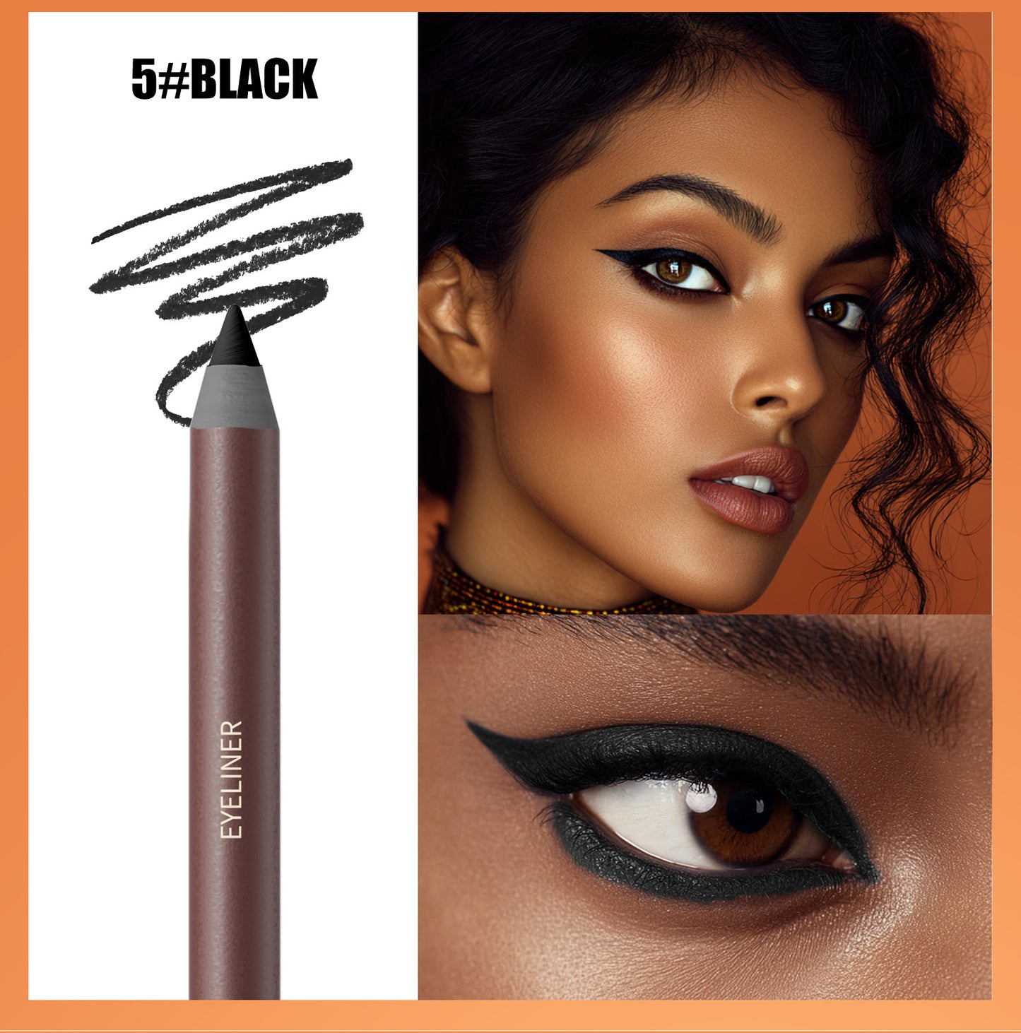 Olilos 24H Waterproof Eyeliner Pencil – Smudge-Resistant Vegan Eye Liner