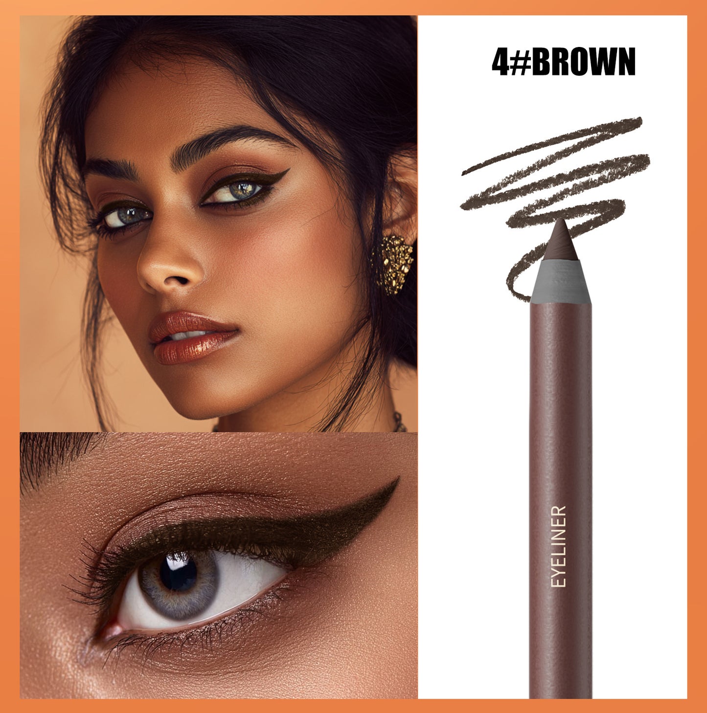 Olilos 24H Waterproof Eyeliner Pencil – Smudge-Resistant Vegan Eye Liner