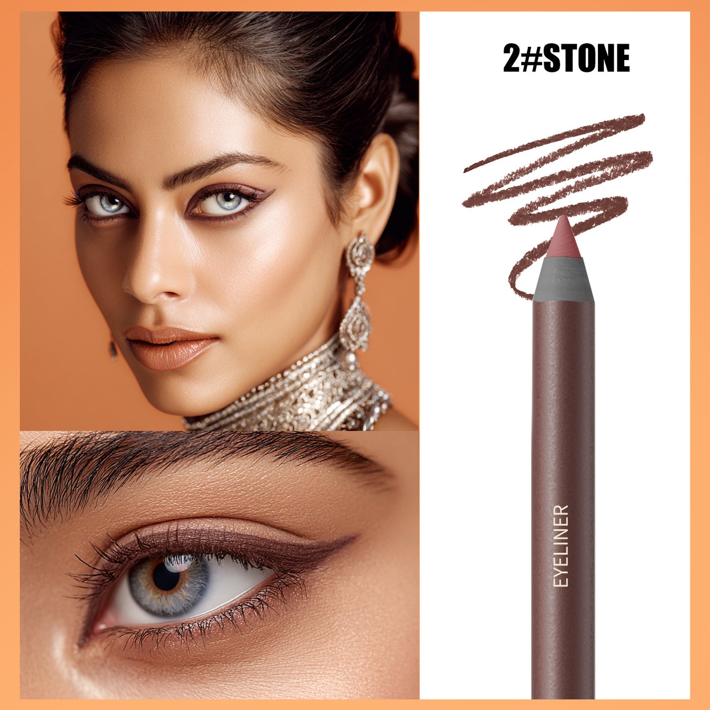 Olilos 24H Waterproof Eyeliner Pencil – Smudge-Resistant Vegan Eye Liner