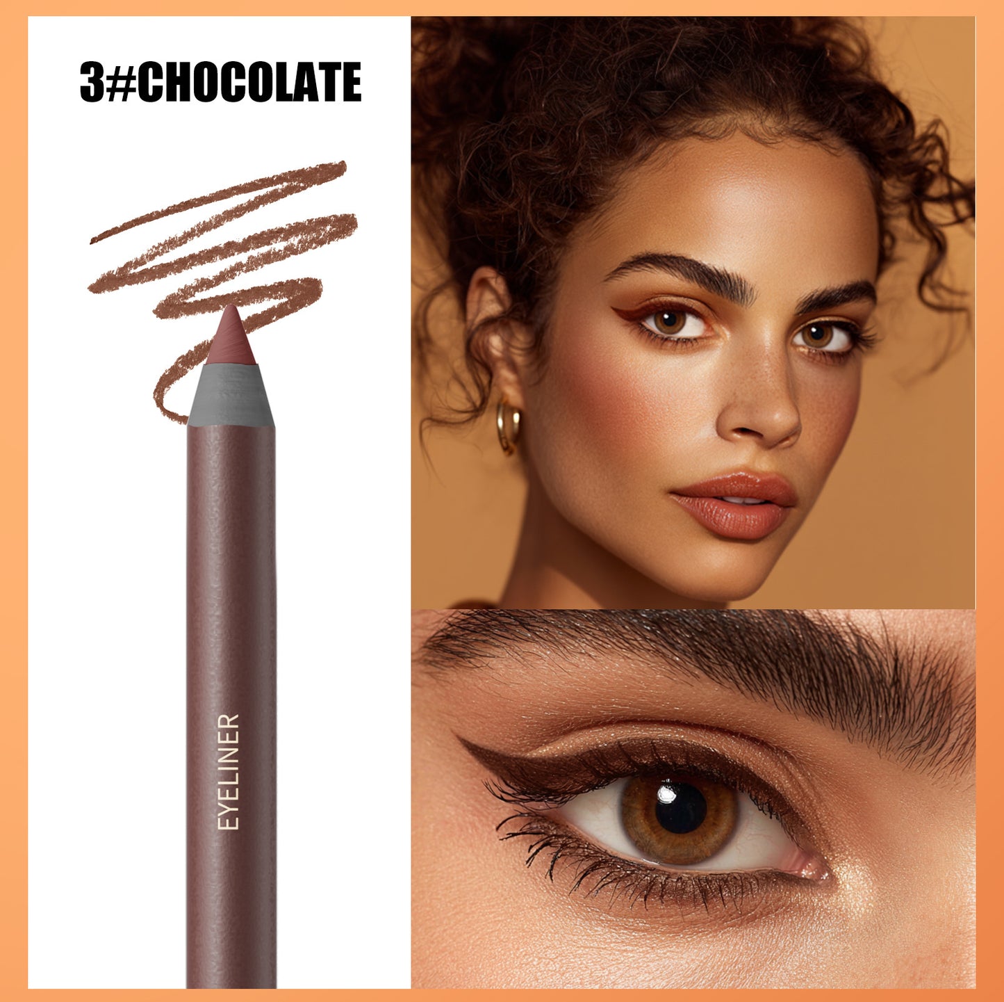 Olilos 24H Waterproof Eyeliner Pencil – Smudge-Resistant Vegan Eye Liner