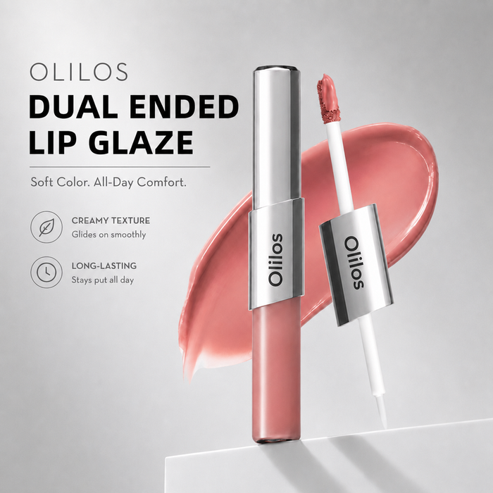 Perfect Twin Lip — Dual-Ended Liquid Lipstick with Velvet Matte Color and Glossy Shine